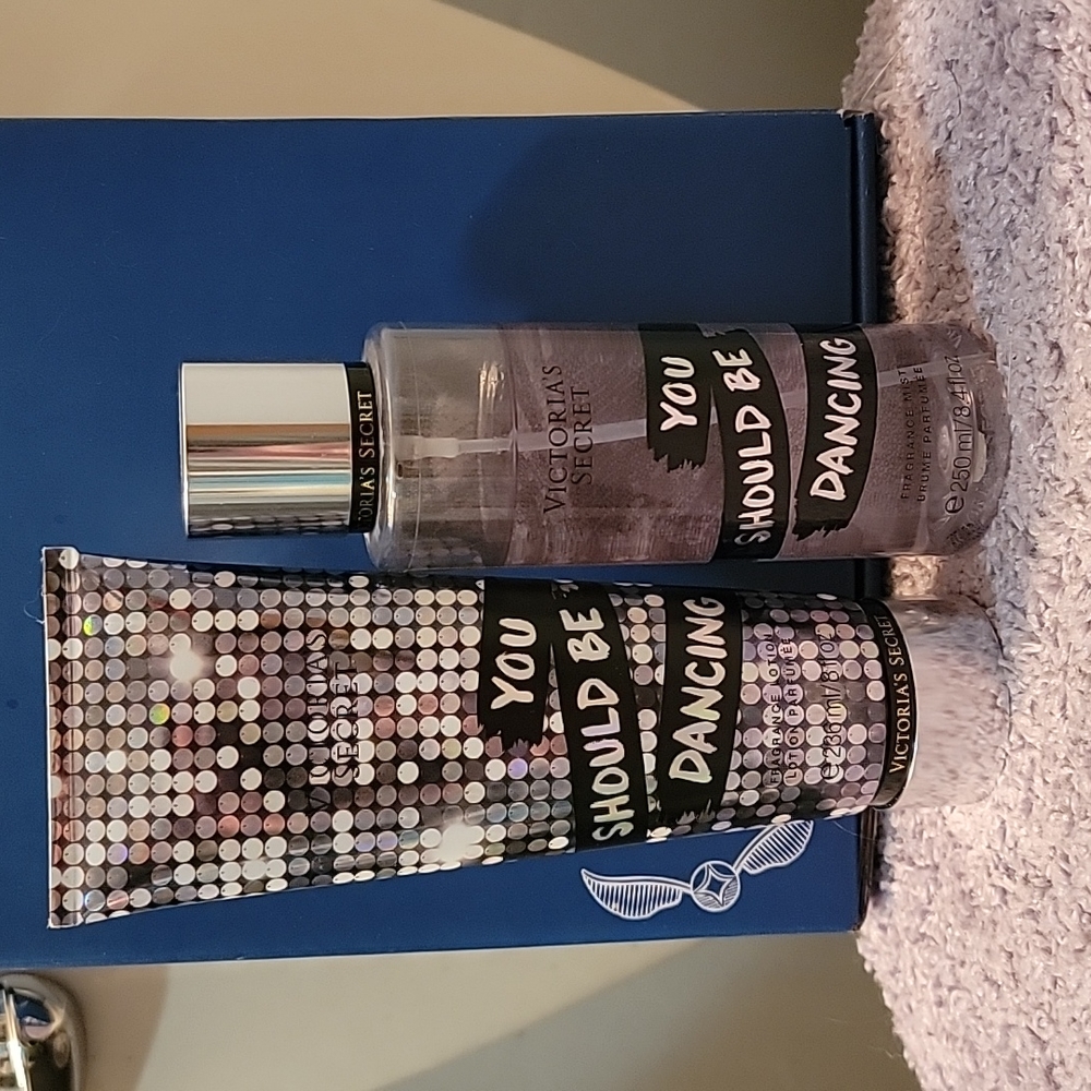 You Should Be Dancing lotion and fragrance mist VS